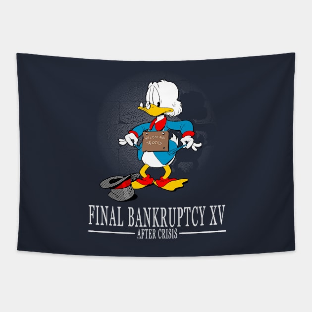 Final Bankruptcy XV Tapestry by Lean13