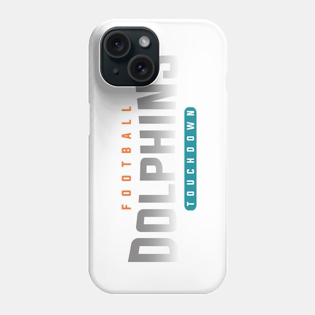 Dolphins Football Team Phone Case by igzine