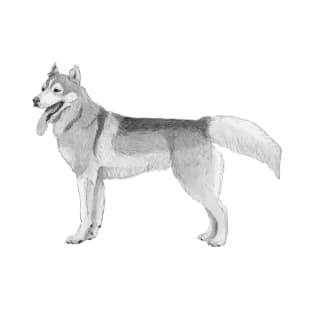 Siberian Husky ink T-Shirt