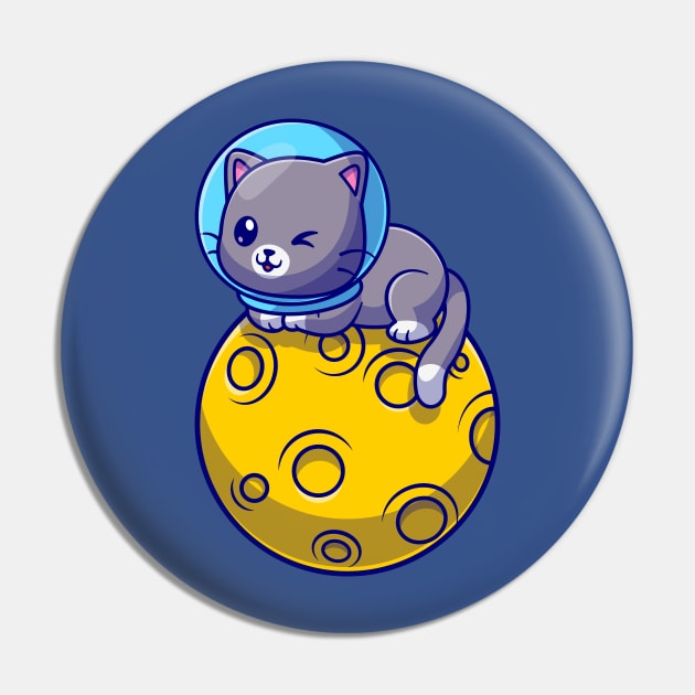 Astronout cat Pin by Pixel Poetry