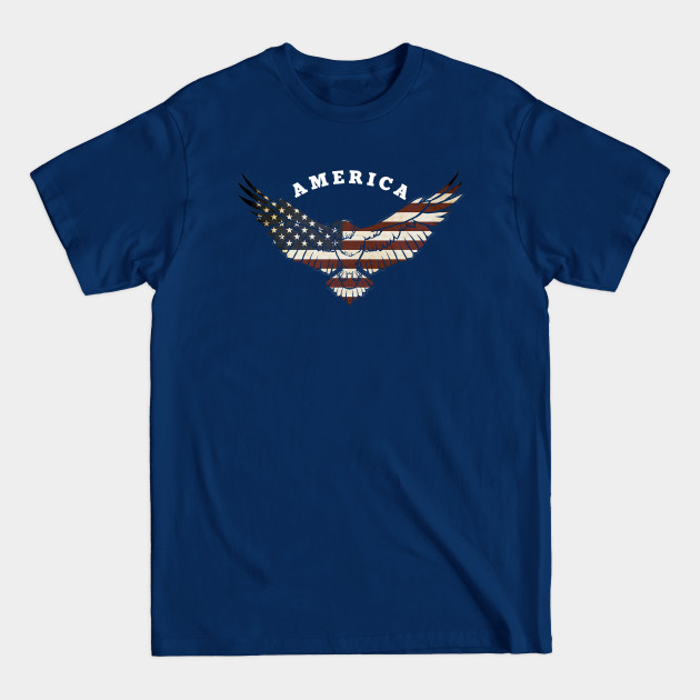 Discover America - Eagle - America - T-Shirt