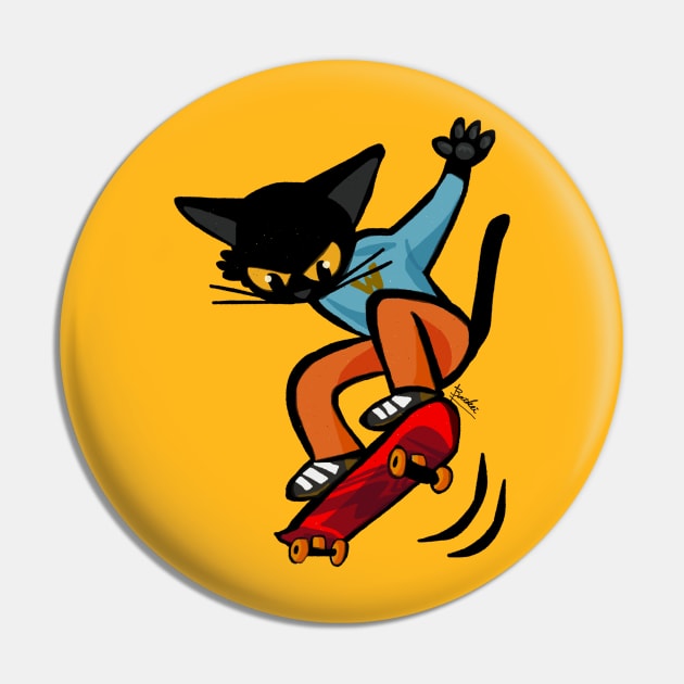 Skateboard Pin by BATKEI