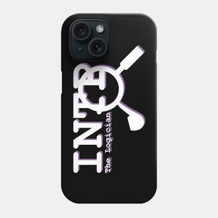 INTP The LOGICIAN MBTI types 2D Myers Briggs personality gift with icon Phone Case