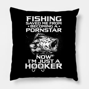 Fishing Saved Me Pillow