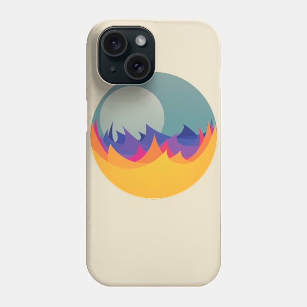 Burning Sea Phone Case by DASH_ans