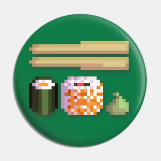 Pixel Sushi Pin