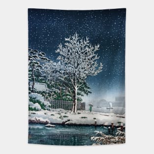 Sumidagawa Suijin Forest by Tsuchiya Koitsu Tapestry