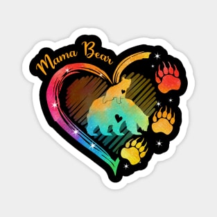 Mama Bear Color LGBT Magnet