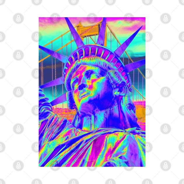 Statue of liberty city by mrcatguys