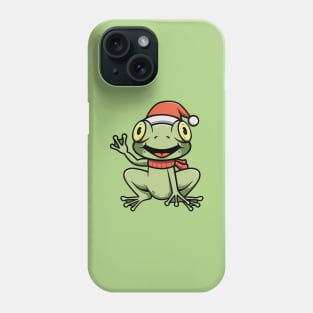 Cute Christmas Frog Phone Case