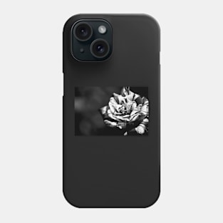 Different but beautiful, black and white rose flower photography Phone Case