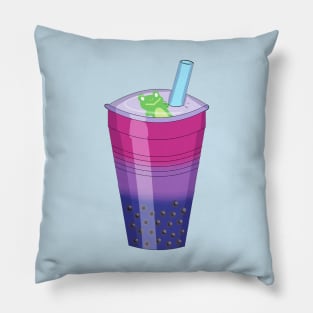 Bisexual Bubble Tea Pillow