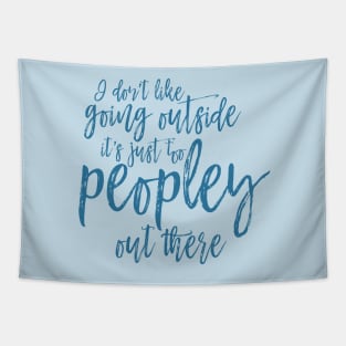 too peopley Tapestry