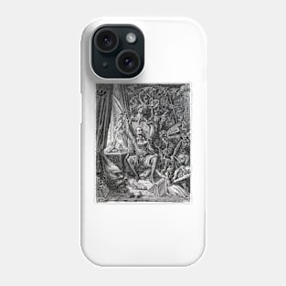 Cervantes's Don Quixote in his library (C017/7999) Phone Case