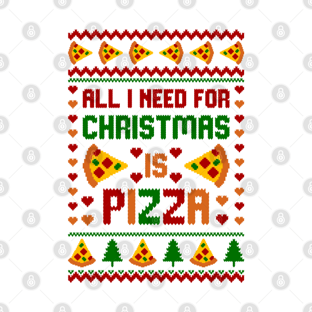 All i need for christmas is pizza by Hobbybox