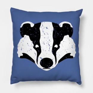 Badgers Crossing (B&W) Pillow