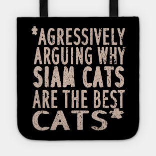 Siamese cat costume hangover cat hair servant Tote