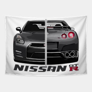 Nissan GTR R35, GT-R, JDM Car Tapestry