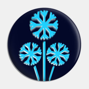 Snowflakes Pin