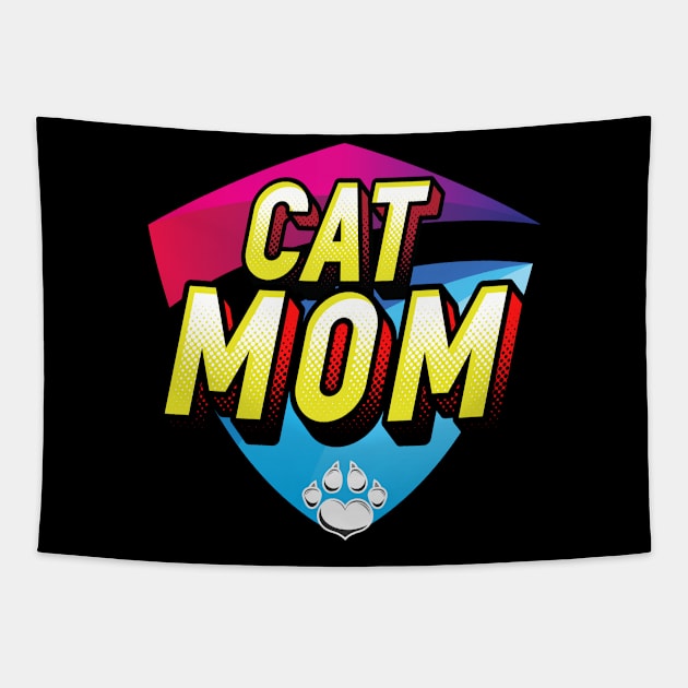 Cat Mom Cat Mother Best Cat Mom Ever Tapestry by Barts Arts