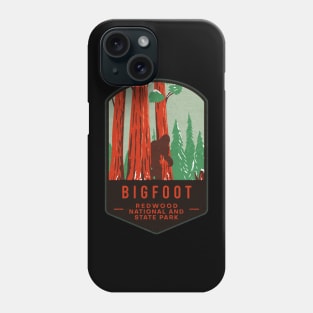 Bigfoot Redwood National And State Park Phone Case