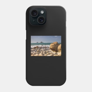 Porth Nanven Beach, St Just, Cornwall Phone Case