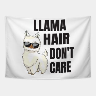 Llama Hair Funny Sayings Alpaca Tapestry