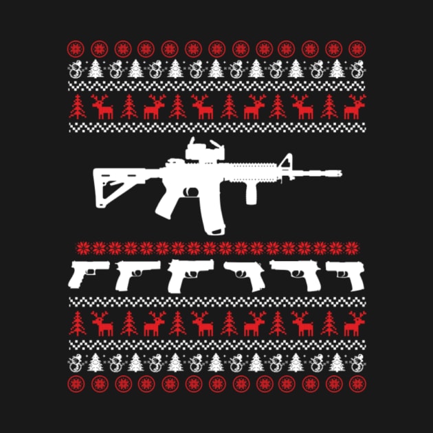 AR 15 Guns Ugly Christmas Model by D3monic