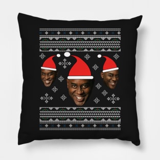Christmas Ainsley Harriot Face Knit Pattern Pillow