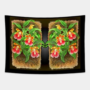 Flowers in a vertical garden Tapestry