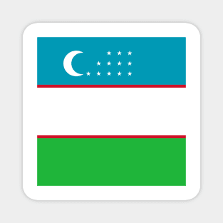 Uzbekistan Flag Magnet