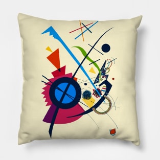 Modernism in the style of Kandinsky Pillow