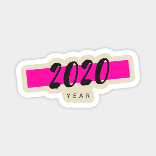 2020 Year Design Magnet