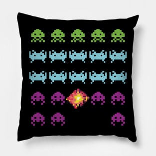 space invaders Pillow