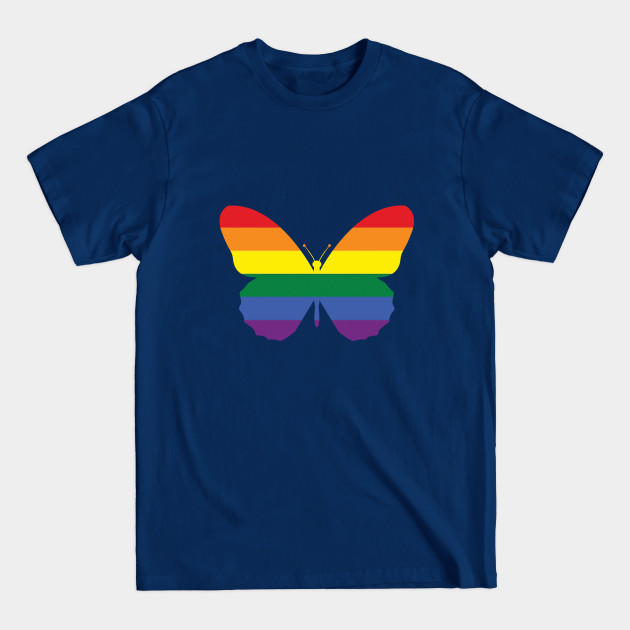 Disover Rainbow Butterfly - Rainbow - T-Shirt