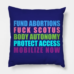 FUND ABORTIONS Pillow