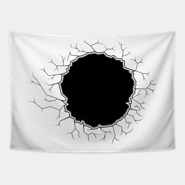 holes and cracks Tapestry by bloomroge