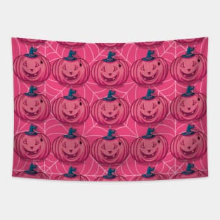 Pink pumpkin’s pattern Tapestry