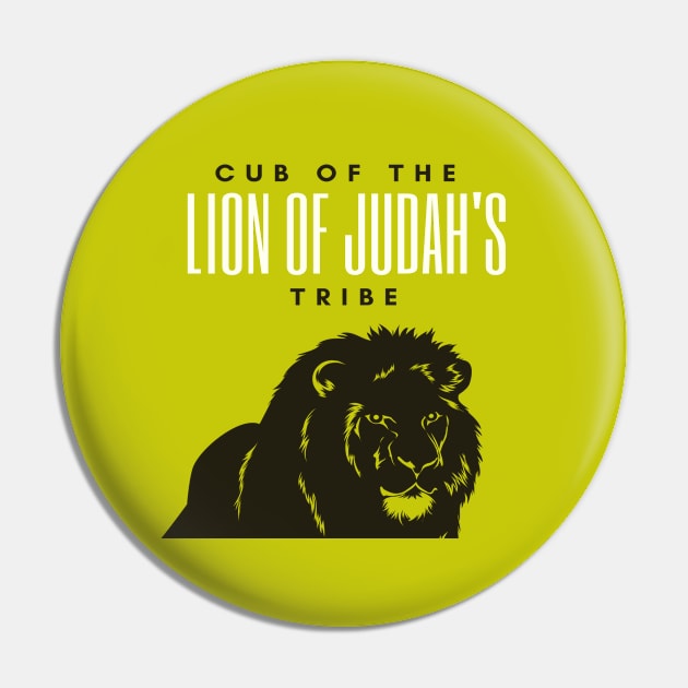 Cub Of The Lion Of Judah's Tribe Christian Pin by GraceFieldPrints