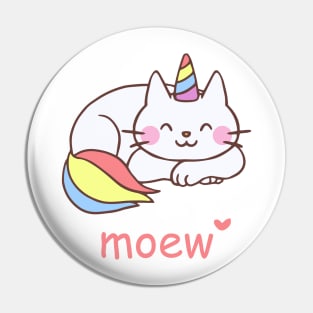 unicorn cat cute Pin