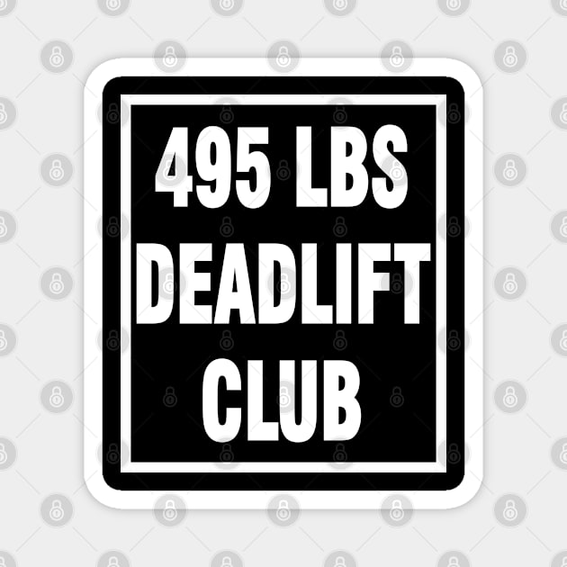 deadlift 495 lbs Magnet by Chandan