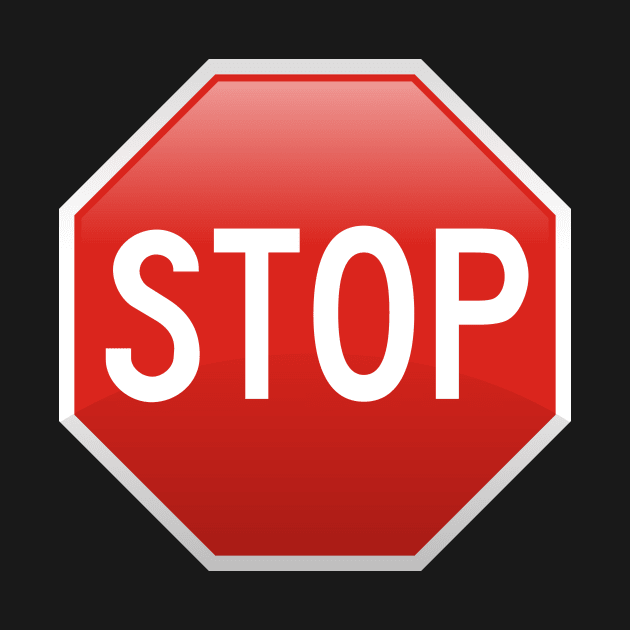 STOP Sign 3D by sifis