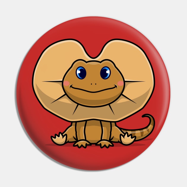 Cute Frilled Neck Lizard Cartoon Vector Icon Illustration Pin by Catalyst Labs