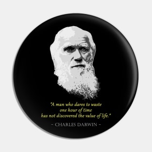 Charles Darwin Quote Pin