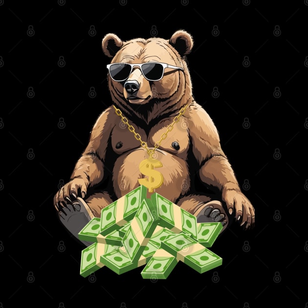 DOLLAR BEAR/MONEY LOVER by Craftycarlcreations