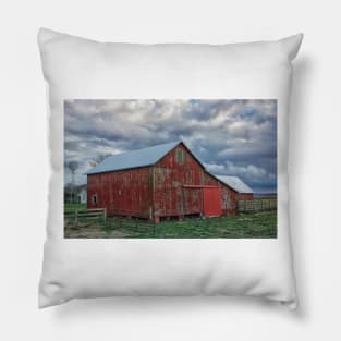 Old Red Barn Pillow