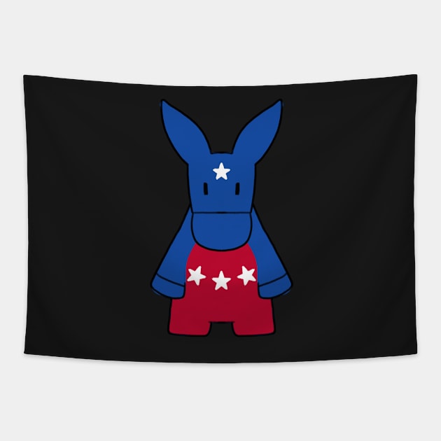 Democratic Donkey Tapestry by COOLKJS0