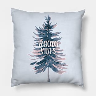 Pine Tree Woods Vibes Pillow