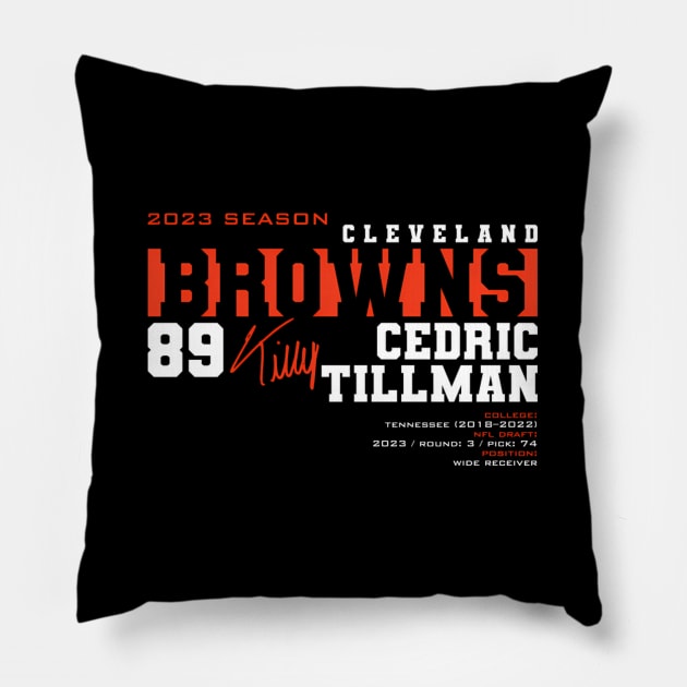 Till - Browns - 2023 Pillow by keng-dela