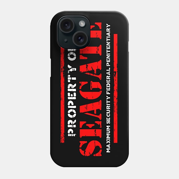 Property of Seagate distress Phone Case by woodsman
